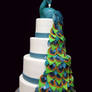 Peacock Wedding Cake