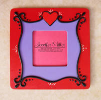 Red Heart Picture Frame