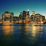 new york skyline. by simoendli