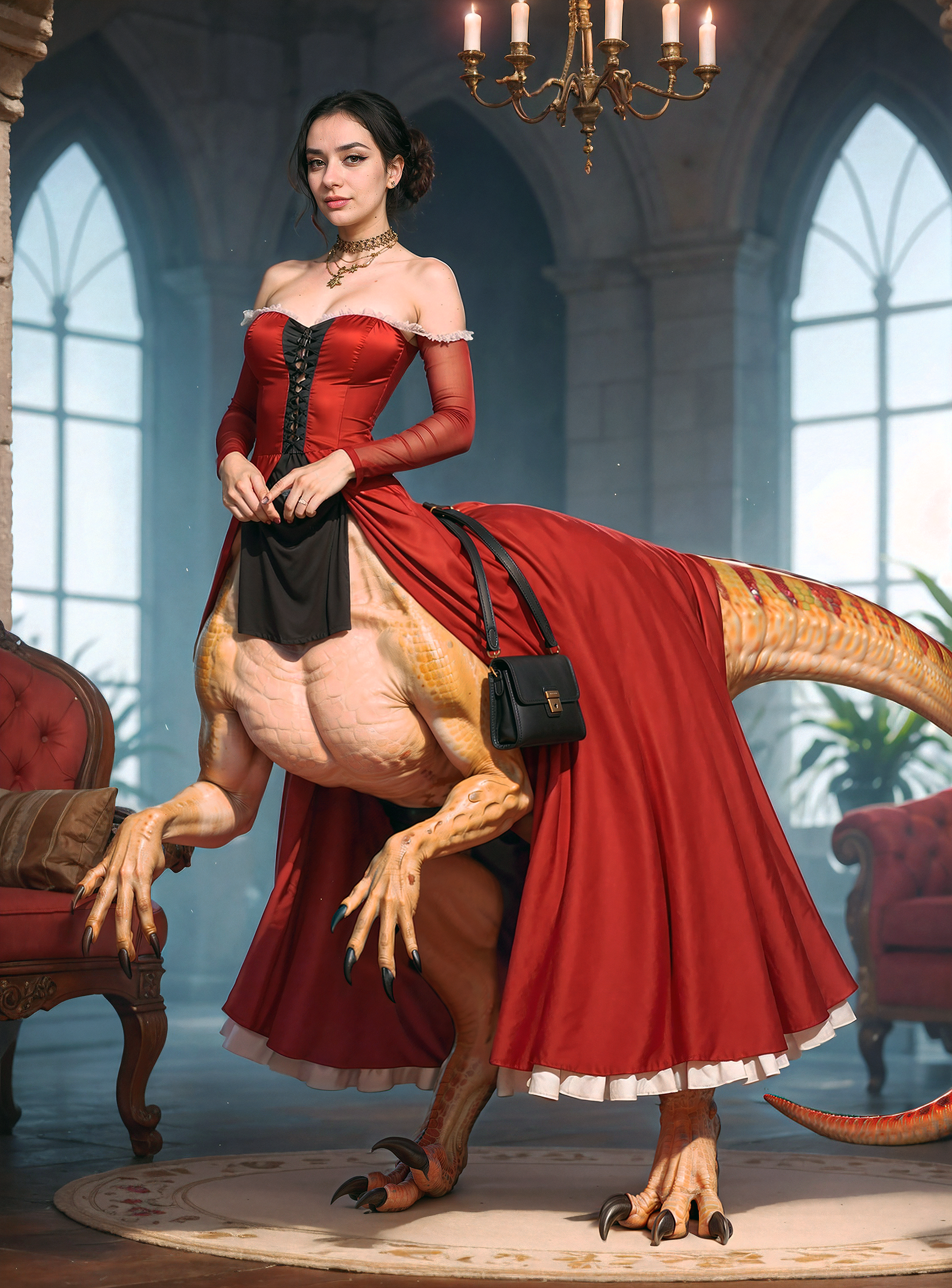 Lady Raptor Lady raptor by SerassStarryNight on DeviantArt