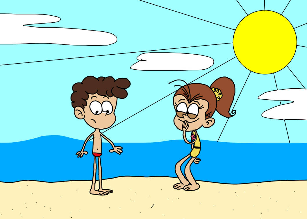 Benny and Luan on the Beach by TeagBrohman15 on DeviantArt.