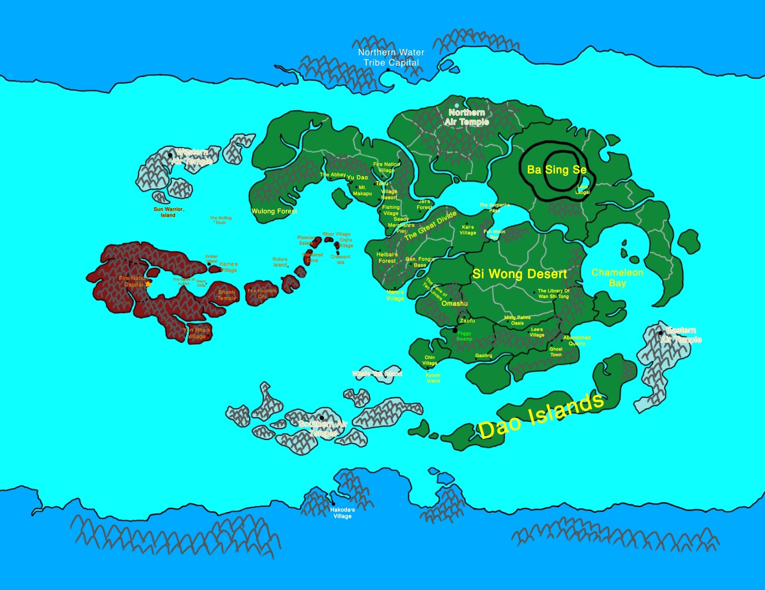 Avatar Mappath The World of Avatar by TeagBrohman15 on DeviantArt