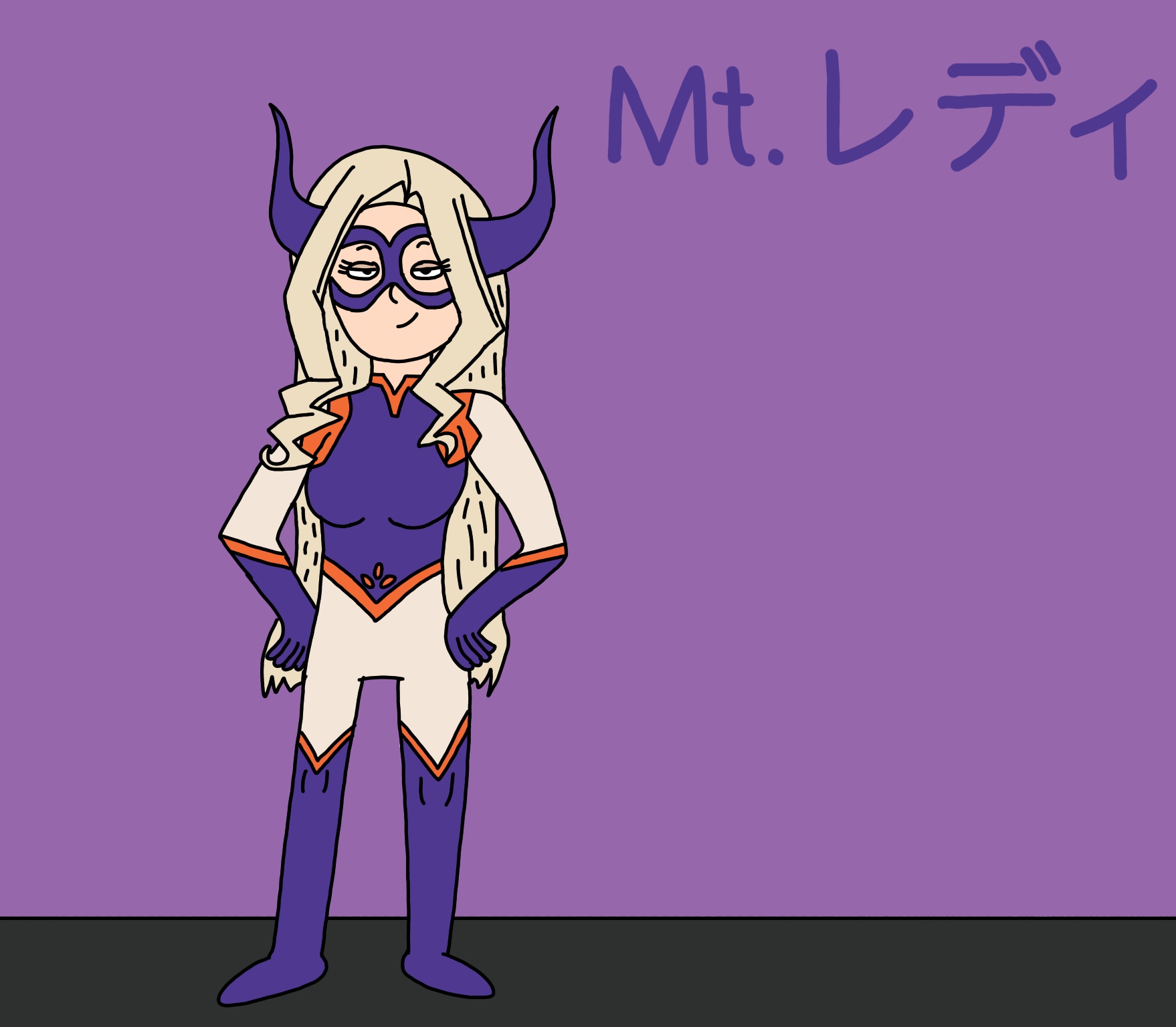 Mt. Lady by TeagBrohman15 on DeviantArt