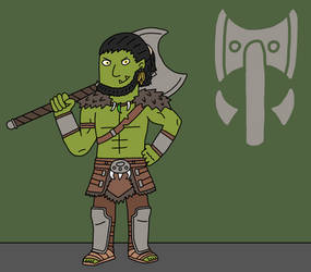 Durg the Half-Orc Barbarian