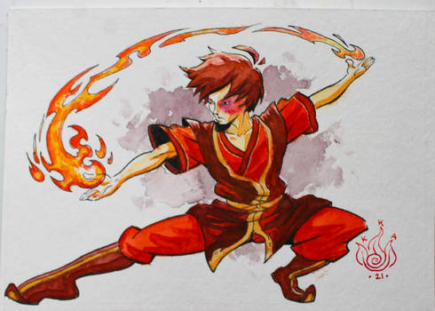 Zuko ( watercolour) 