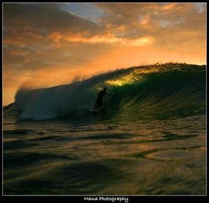 Sunset Surfing