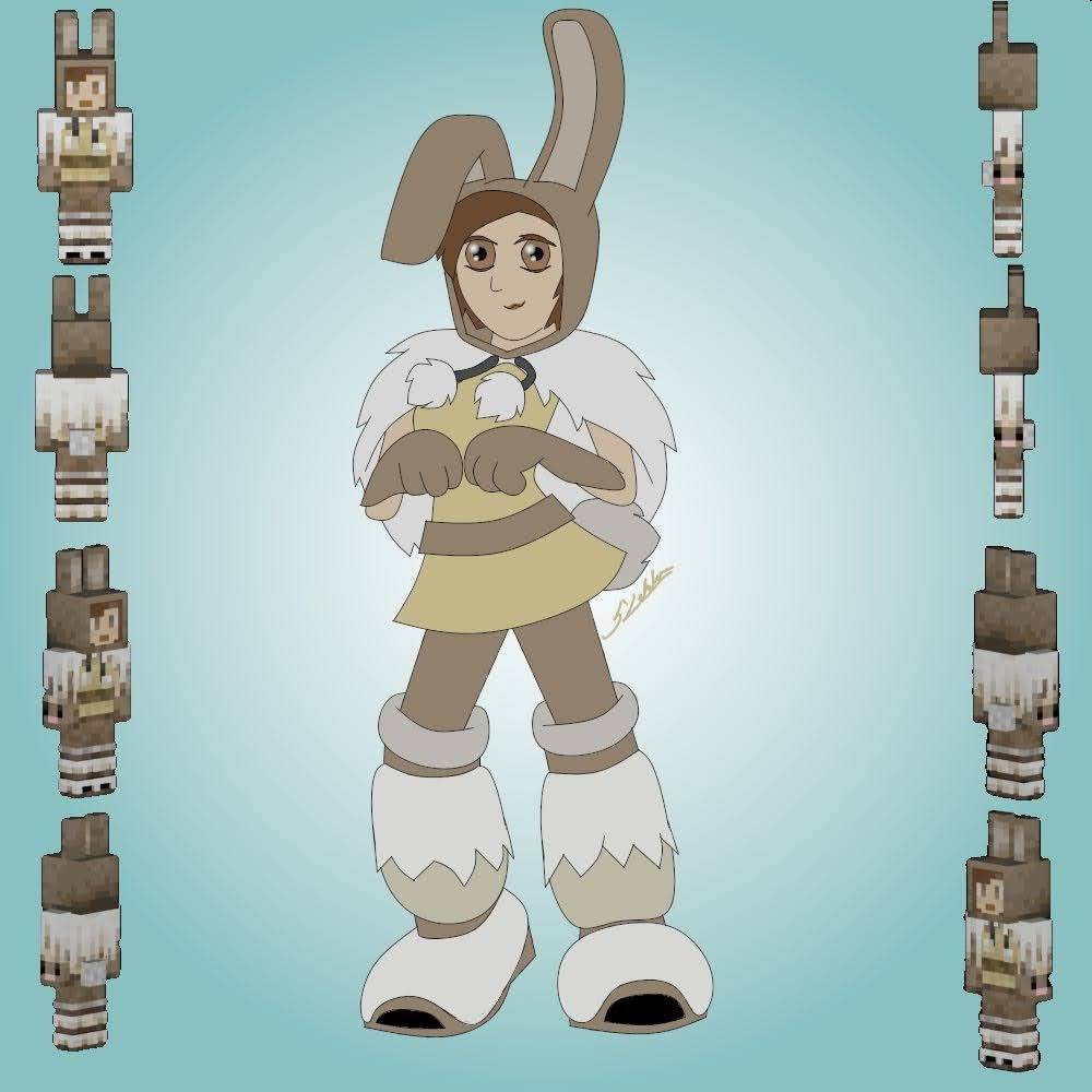 Minecraft Bedrock Characters No.2 Bunny by Semanur1267 on DeviantArt Minecraft Bedrock Characters No.2 Bunny by Semanur1267 on DeviantArt