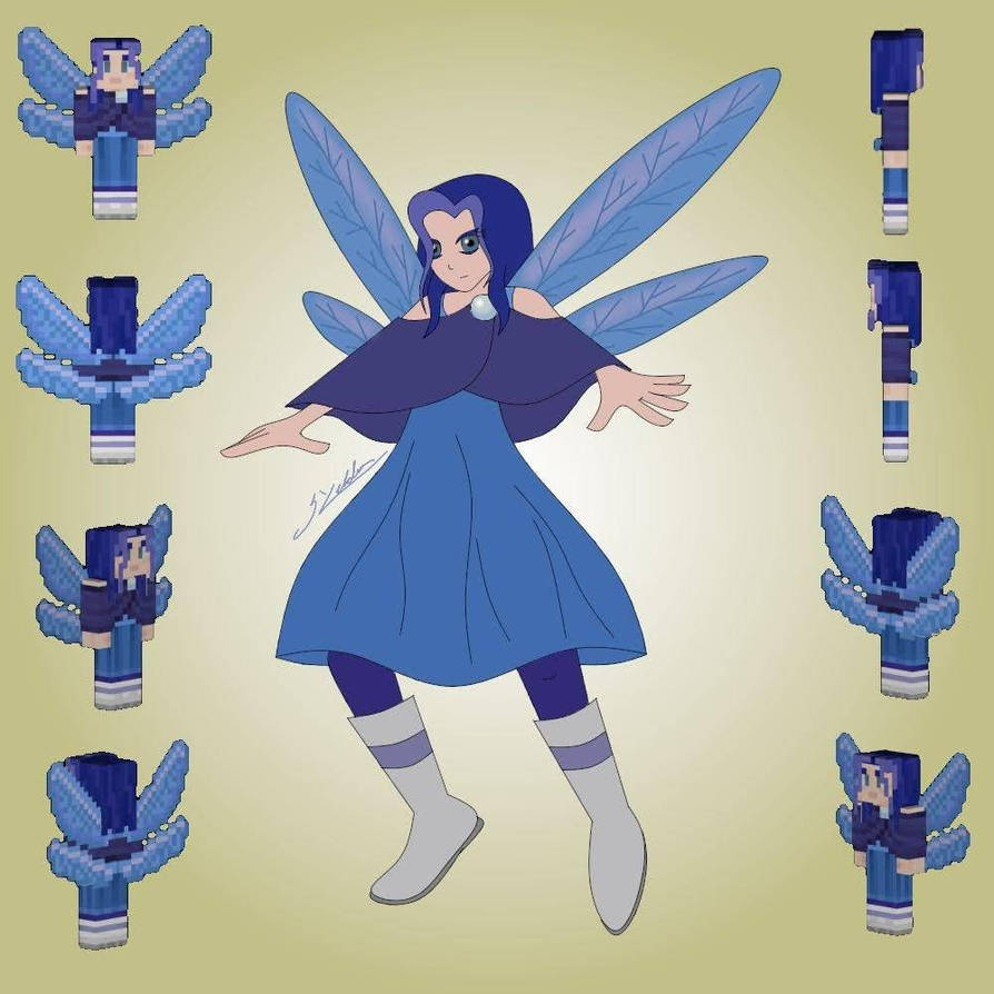 Minecraft Bedrock Characters No.3 Damselfly by Semanur1267 on DeviantArt(06)
