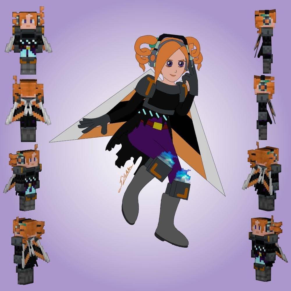 Minecraft Bedrock Characters No.5 Techno by Semanur1267 on DeviantArt Minecraft Bedrock Characters No.5 Techno by Semanur1267 on DeviantArt
