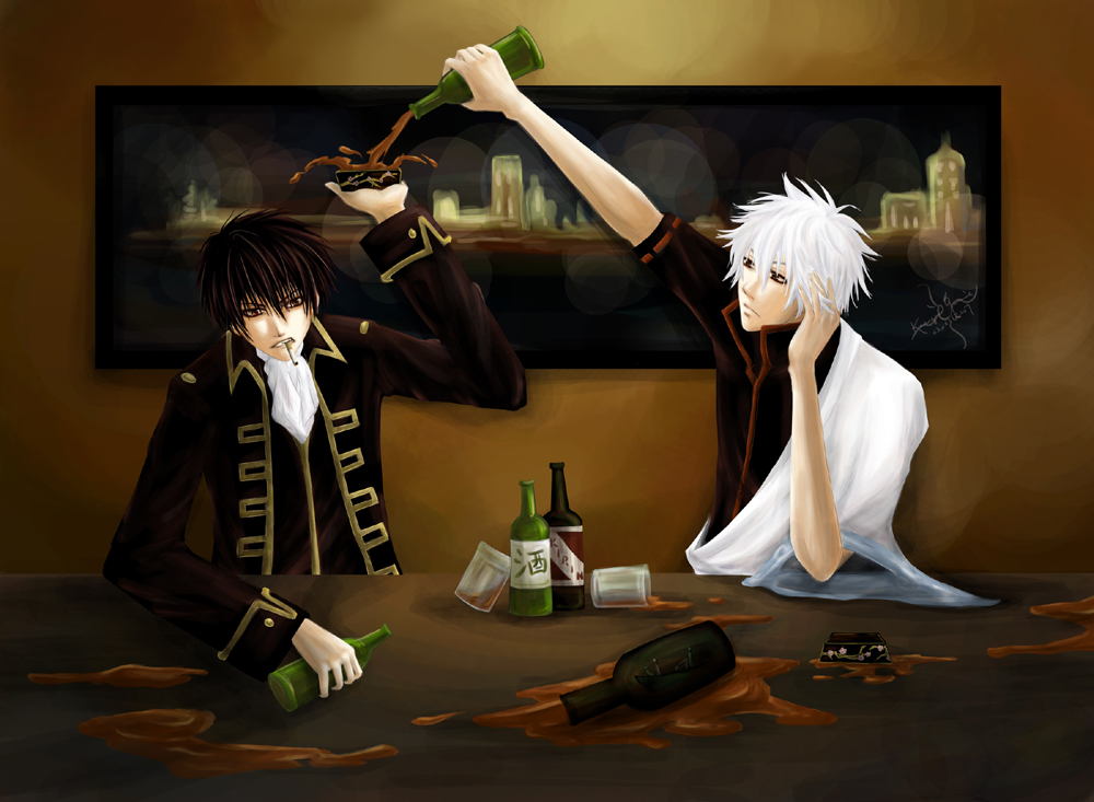 Gintama: GinHiji Drinking Pals