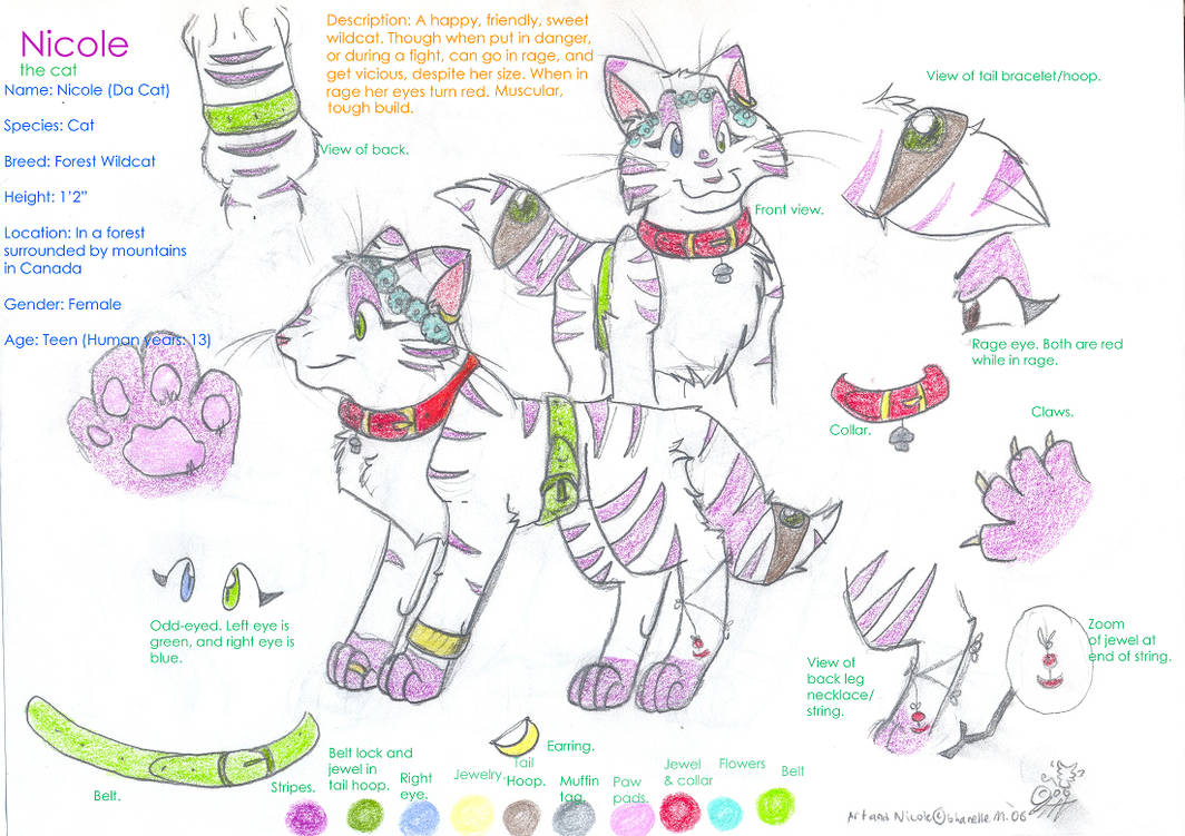 REVAMPED NICOLE reference by Nicole-lune on DeviantArt