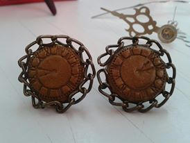 Clockwork earrings