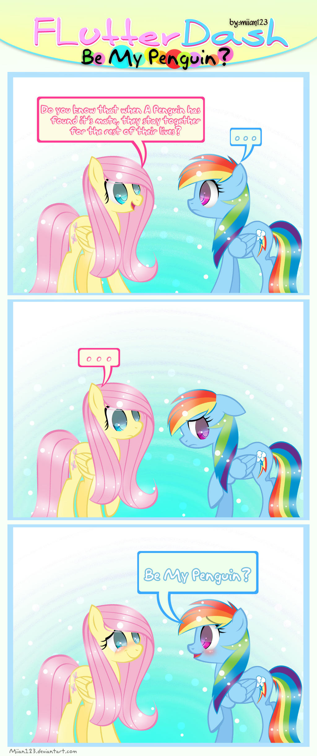 Flutterdash Comis Flutterdash Comic - Be My Penguin by Mana95 on DeviantArt