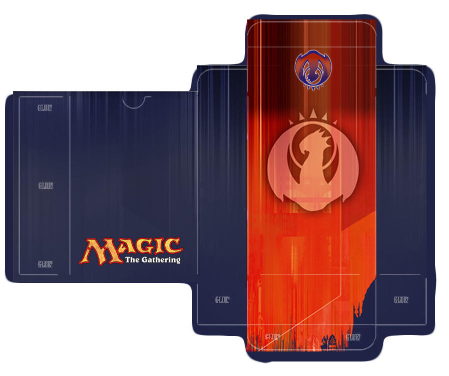 Izzet Guild Deckbox Template By LumberjackSquid On DeviantArt