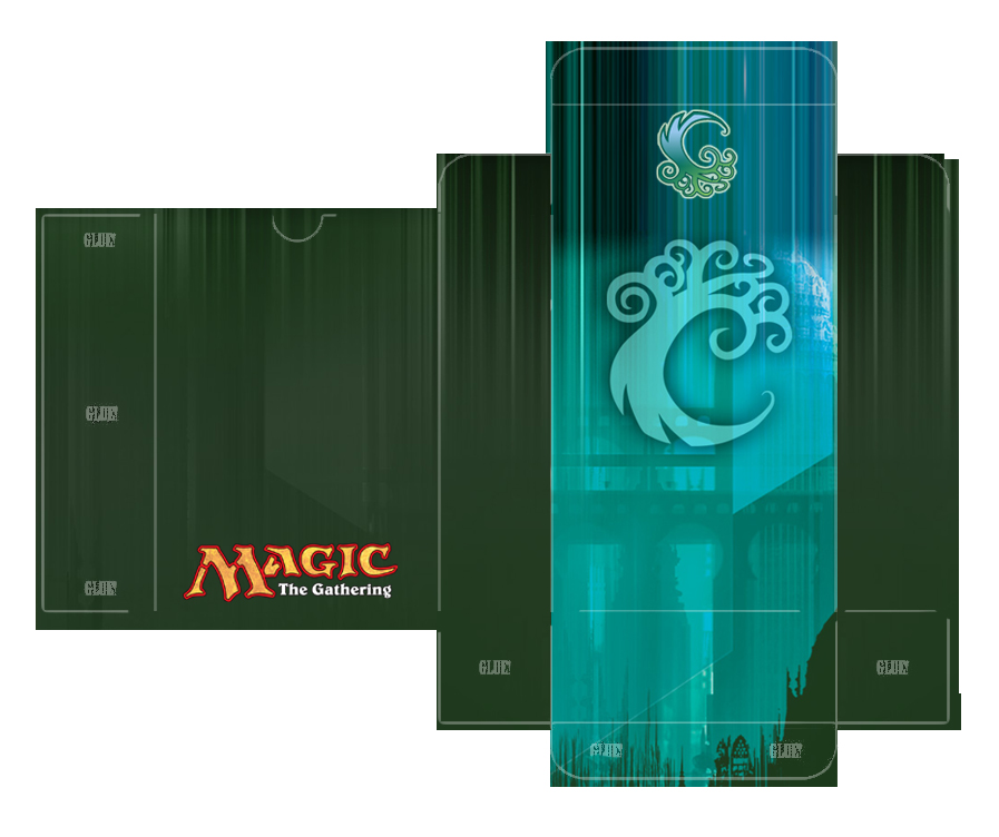 mtg card box template Magic the Gathering (or any other cards) Deck Box - Free SVG - Free Laser Designs