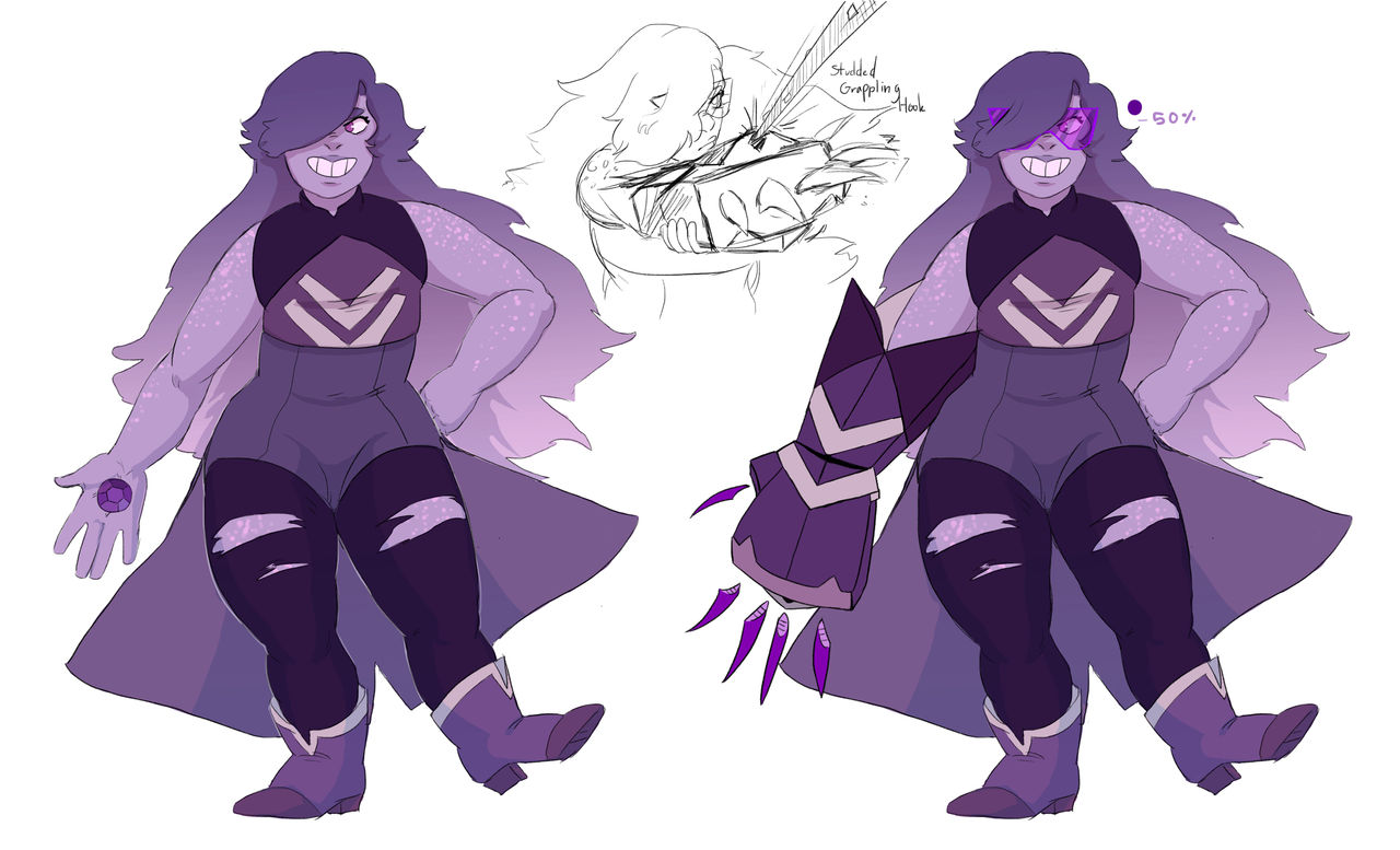 Ame-  thyst (Birthstone-Sona)