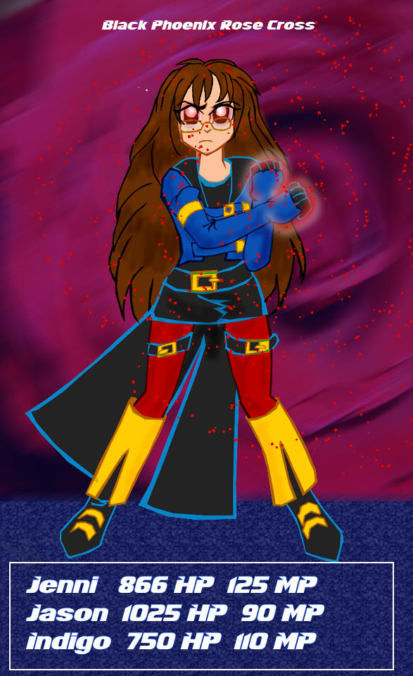 Black Phoenix Rose Cross by Indigeaux on DeviantArt