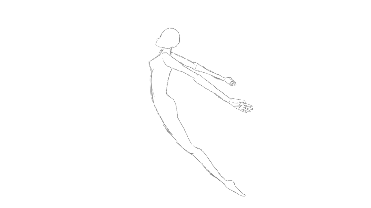 Female Body Template 3 by TheWingedWolf on DeviantArt