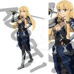 SOLD - ADOPTABLE AUCTION - Elf Knight OC by FallenAngelGM