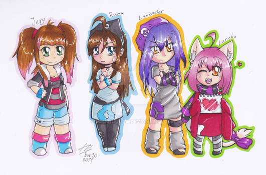 Chibi-lineup ---Lunatic-neko