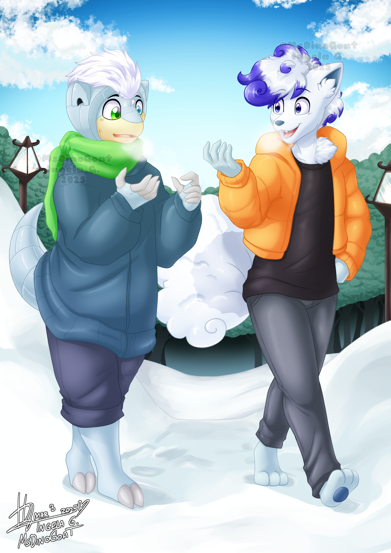 Frosty Rust Frosty friends by MsDinoGoat on DeviantArt