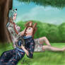 Nora and Sai reading