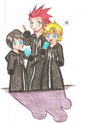 roxas axel and xion