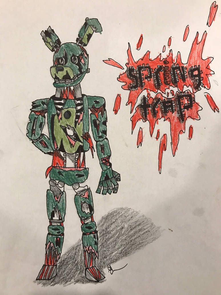 Springtrap Fanart by SpringBunny101 on DeviantArt