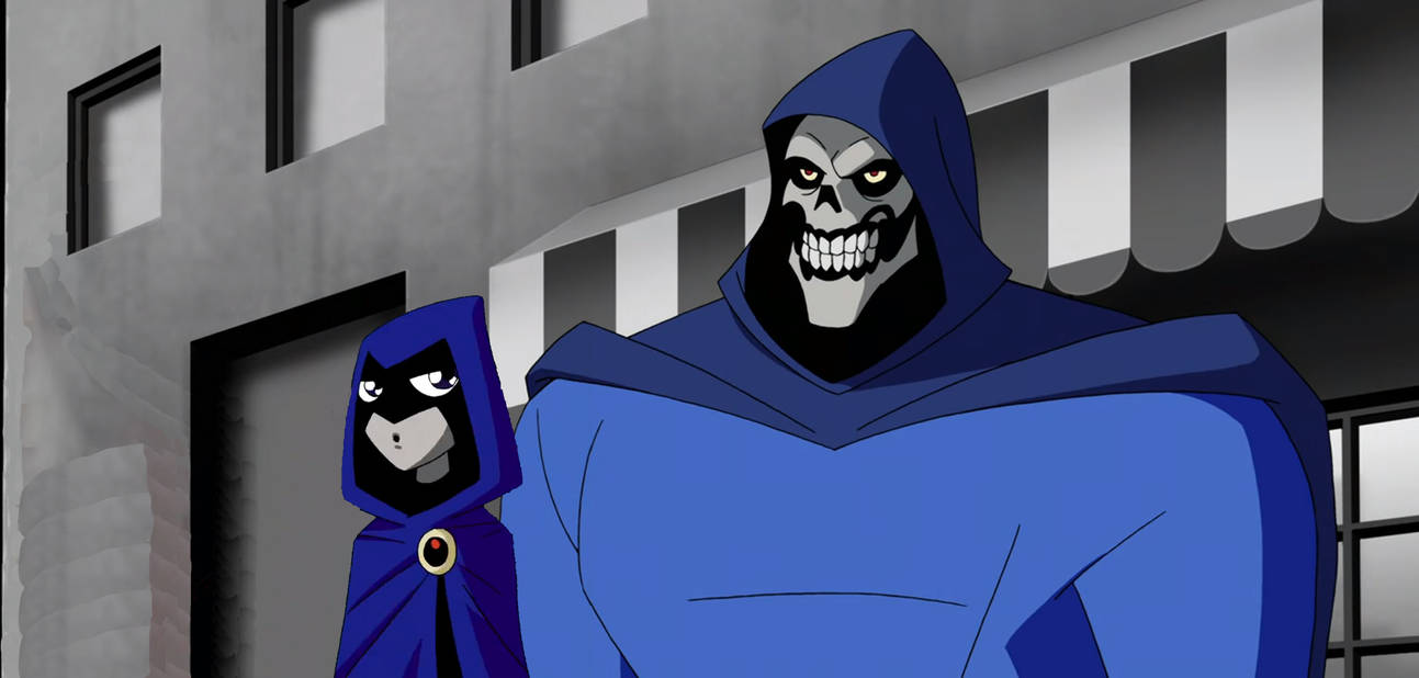 Raven meets Dr. Destiny by benderjam on DeviantArt