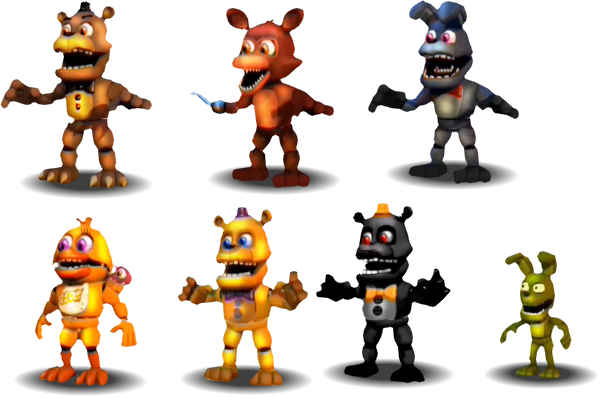 Classic Nightmare Animatronics by Alexander133Official on DeviantArt