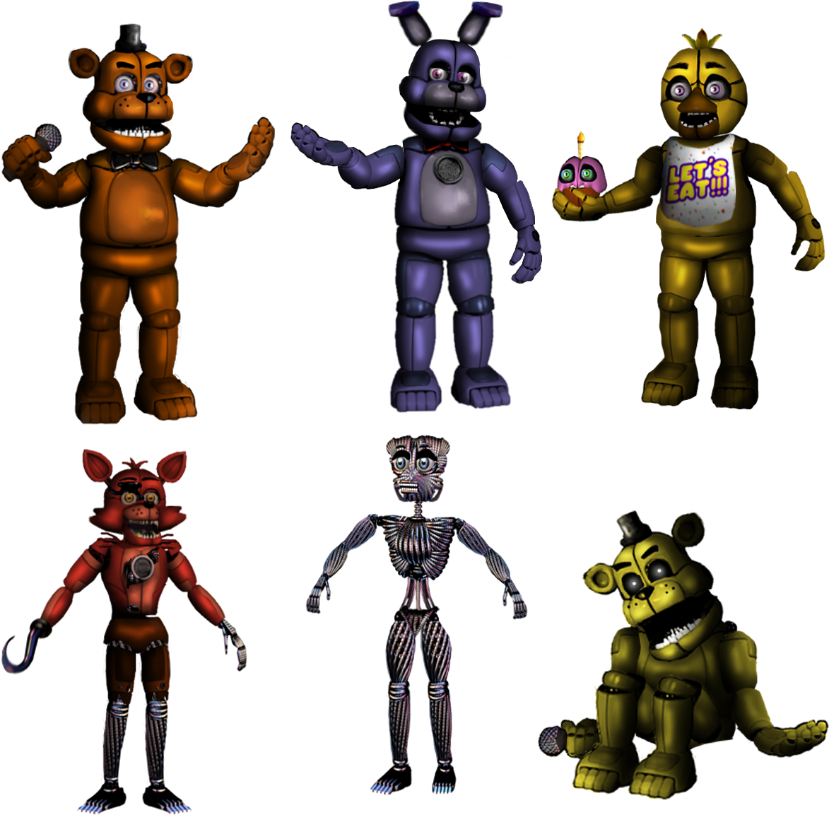 Funtime Animatronics FNAF2 by Alexander133Official on DeviantArt