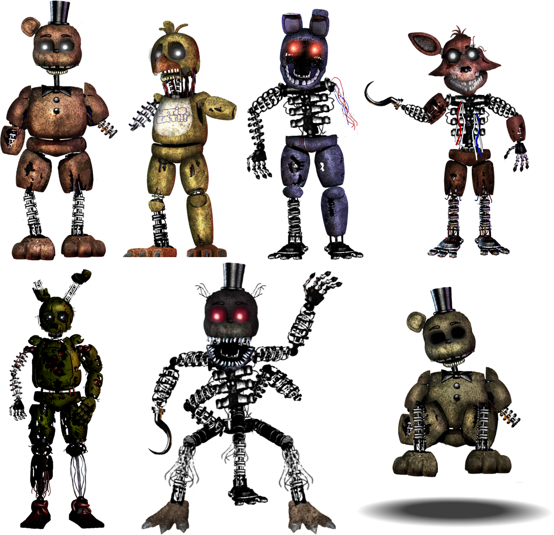 Classic Nightmare Animatronics by Alexander133Official on DeviantArt