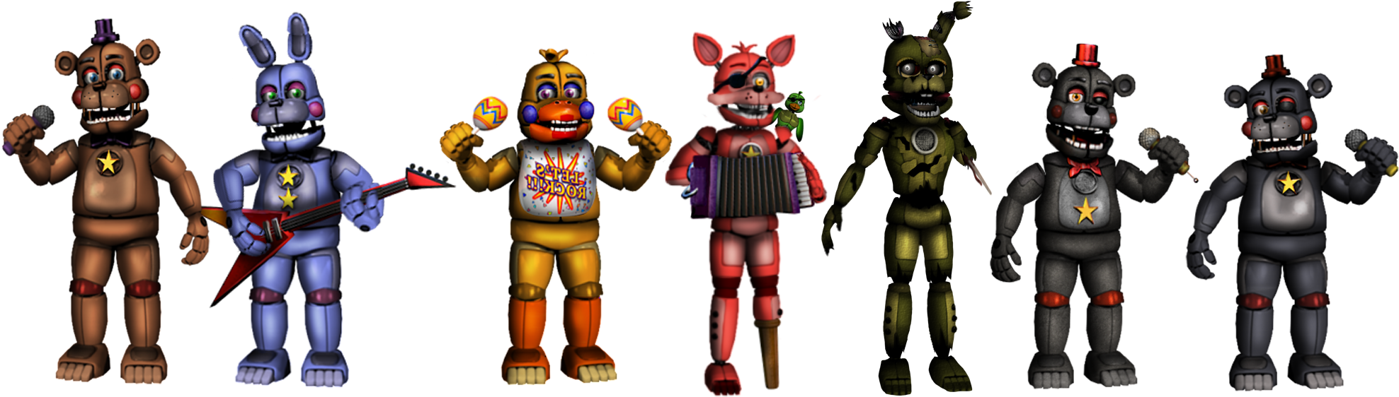 Funtime Animatronics Fnaf 6 by Alexander133Official on DeviantArt