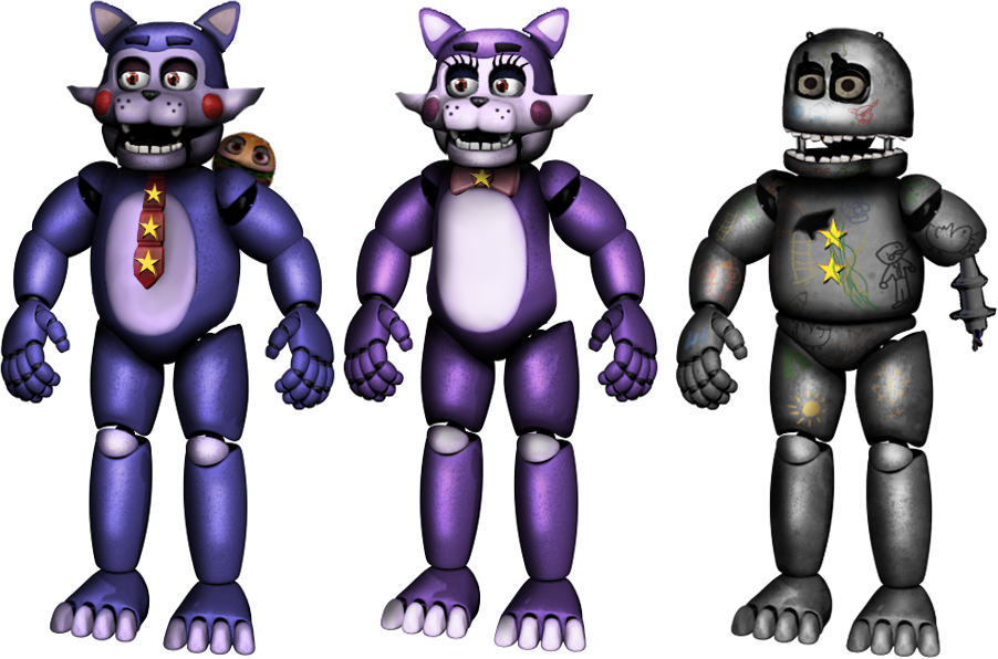 Fixed Animatronics The Return to Freddy's by Alexander133Official on  DeviantArt