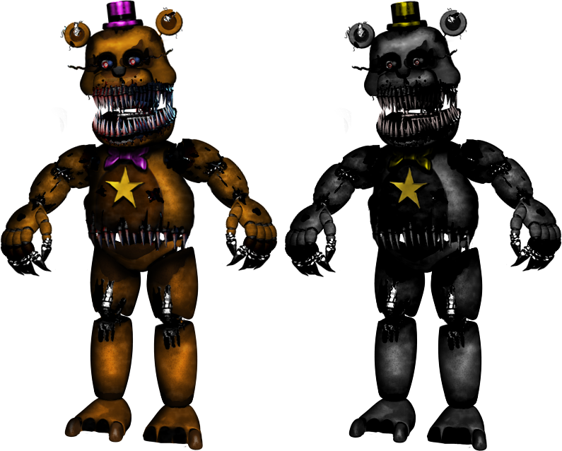 Nightmare Animatronics fnaf2 by Alexander133Official on DeviantArt