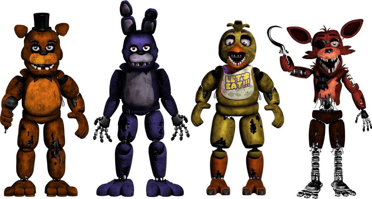 Withered Classic Animatronics by Alexander133Official on DeviantArt
