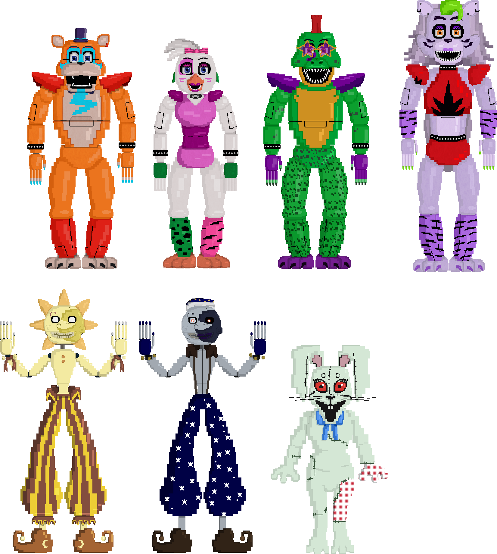 2D FNaF Sister Location [part 1] by FoxyLISOfficial on DeviantArt
