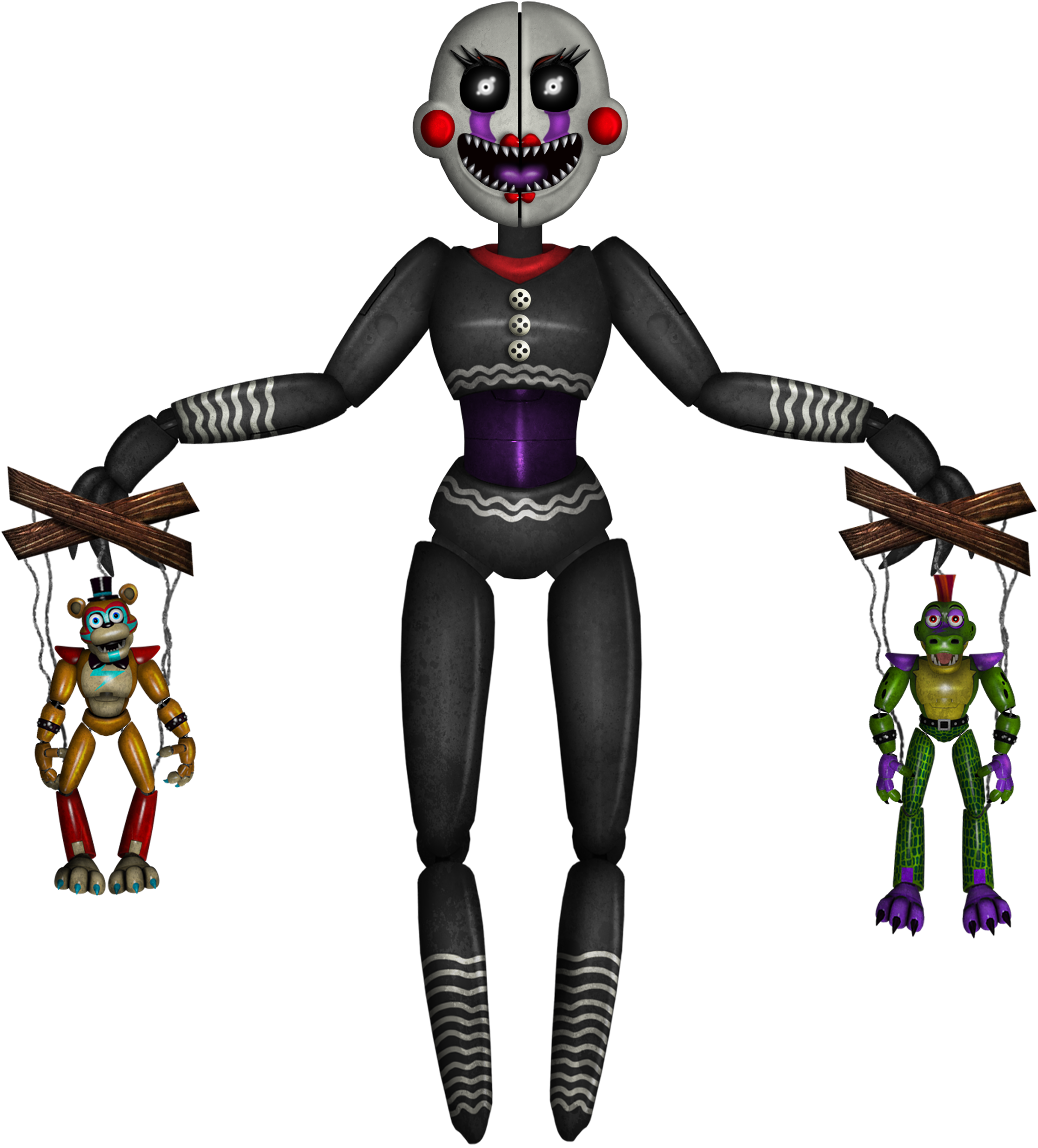 Puppet Animatronics FNAF by Alexander133Official on DeviantArt