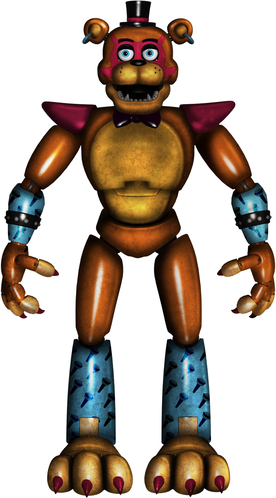 FNAF 1/6: Classic Rockstar Freddy by Estevamgamer on DeviantArt