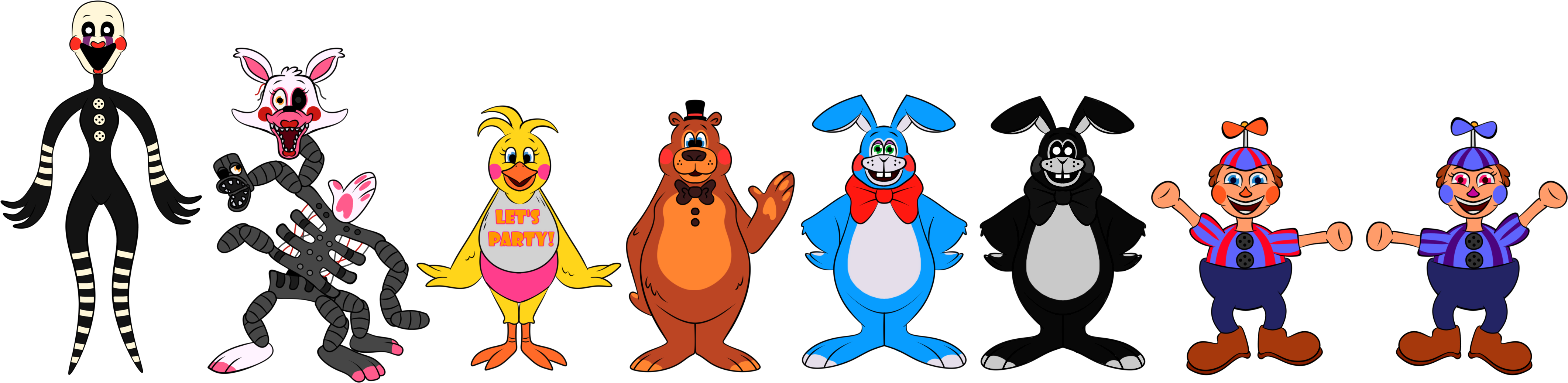 Adventure FNAF 5 Animatronics by Alexander133Official on DeviantArt