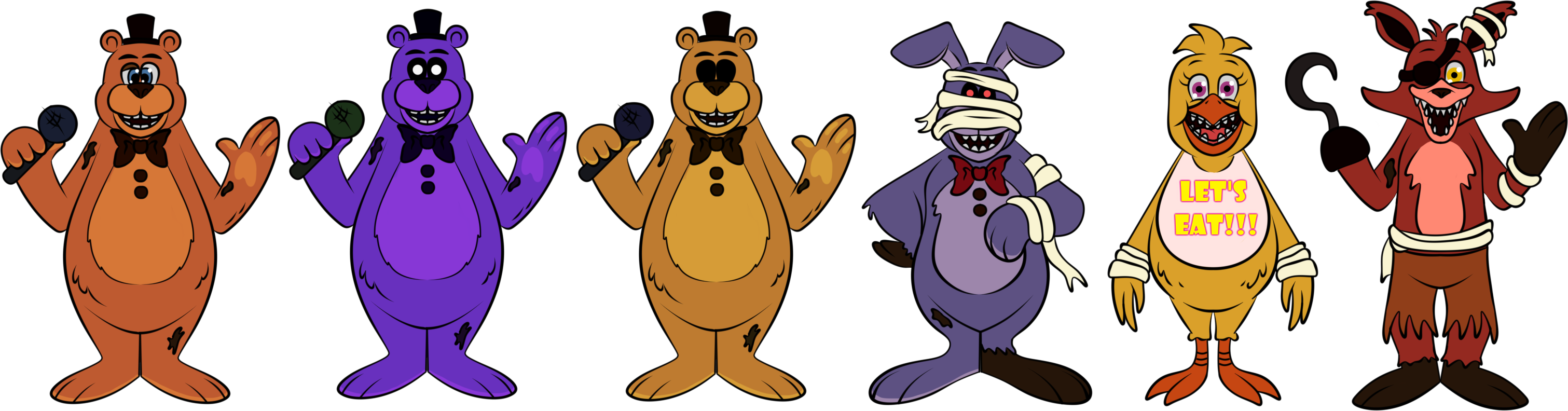 Five Nights at Freddy's 3 All Animatronics by TheSitciXD on DeviantArt