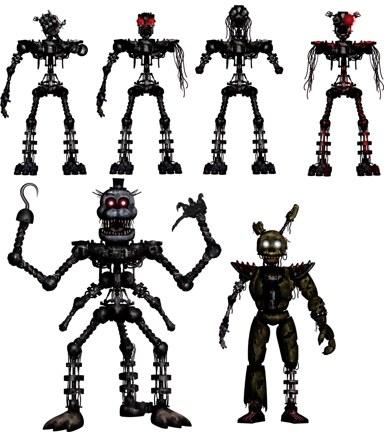 Rust Animatronics Glamrock Ignited Animatronics (Part 2) by Alexander133Official on ...