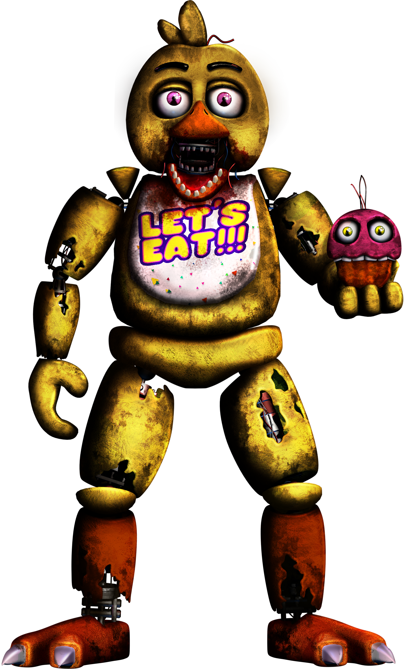 Withered Chica by PazzArts on DeviantArt