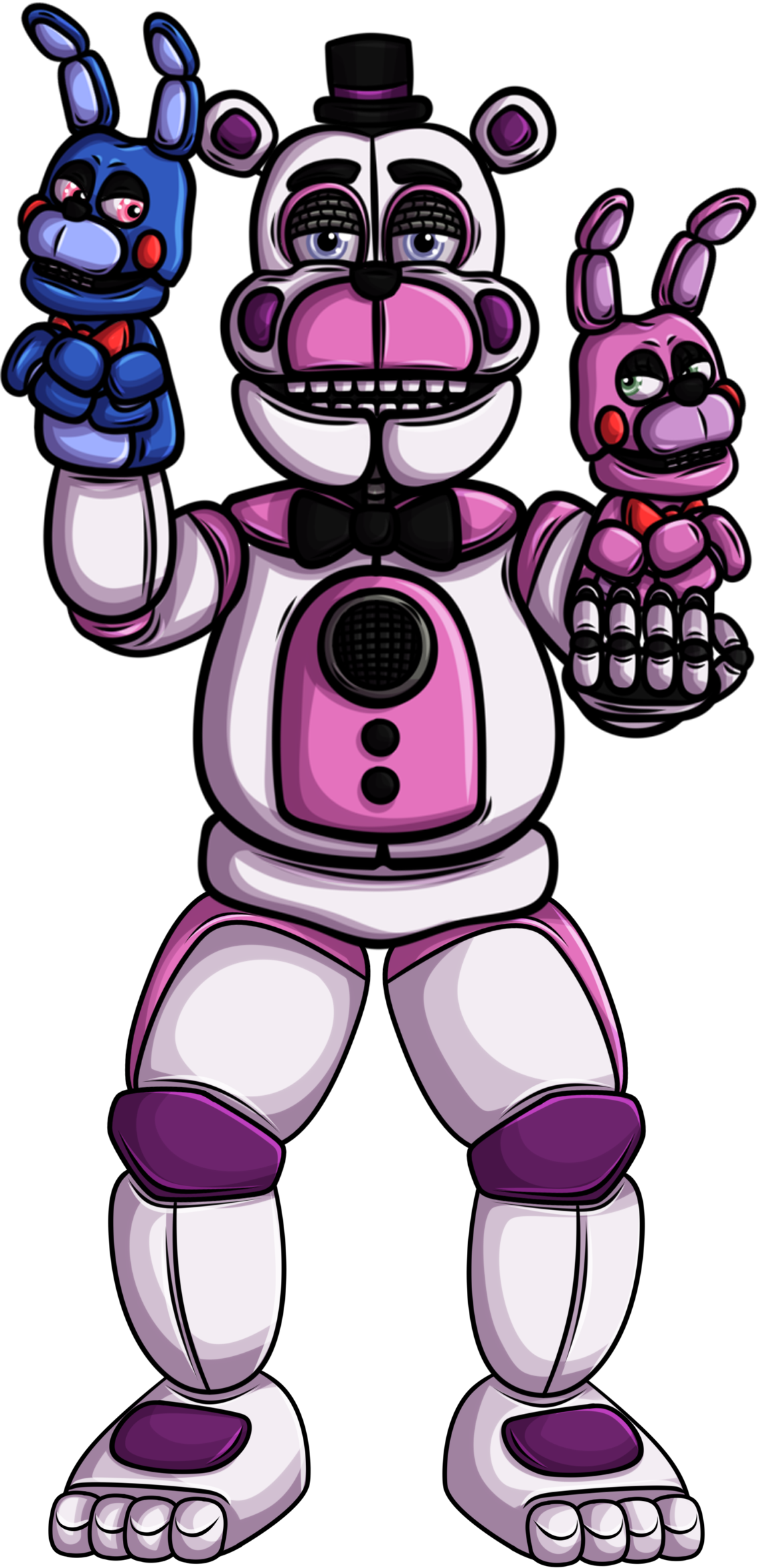 Funtime Chica done + fredy by Bantranic on DeviantArt