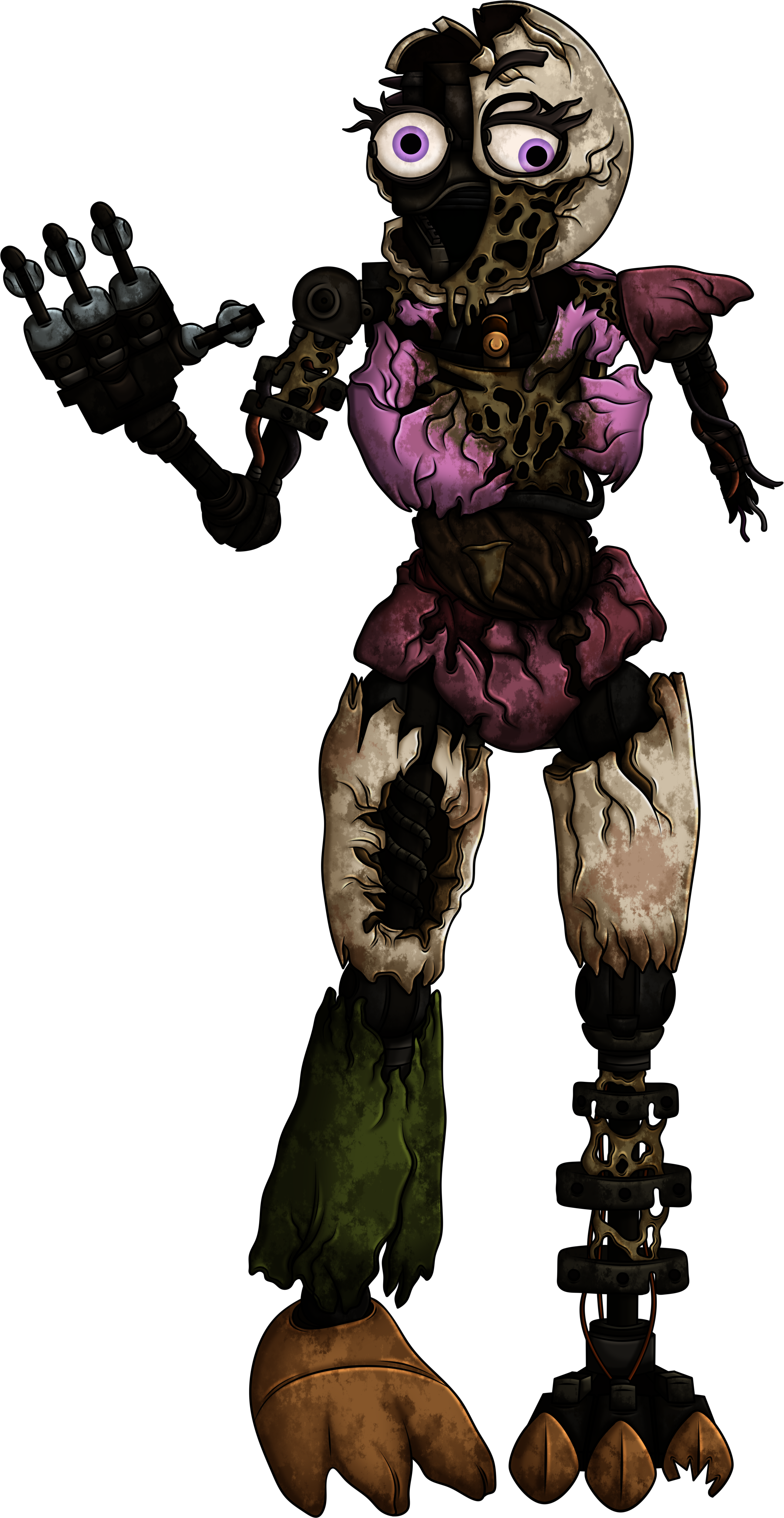 FNAF SB Shattered Roxy full body by Enderziom2004 on DeviantArt