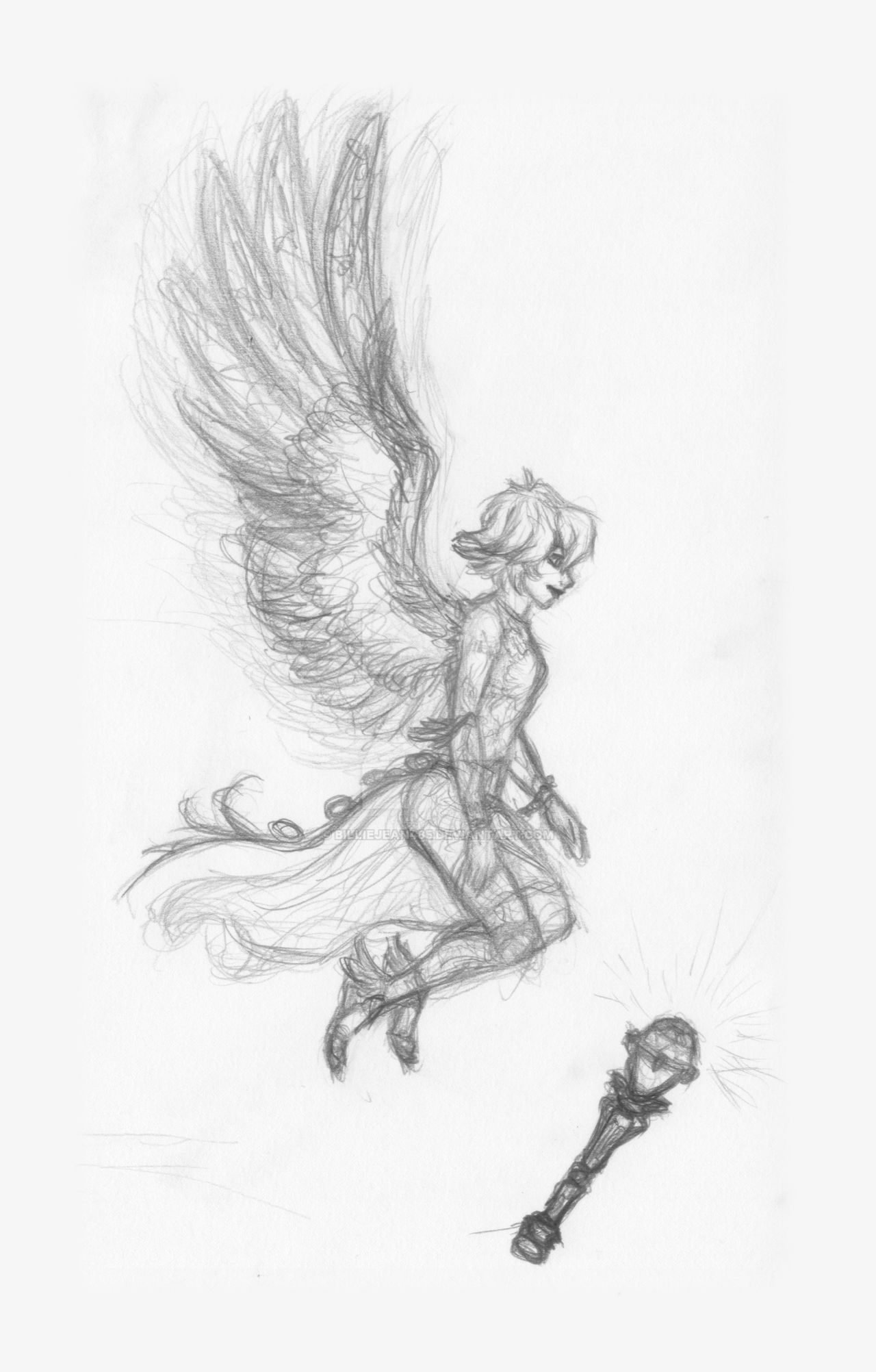 Angel - Guardian Of Imagination (Design Sketch)
