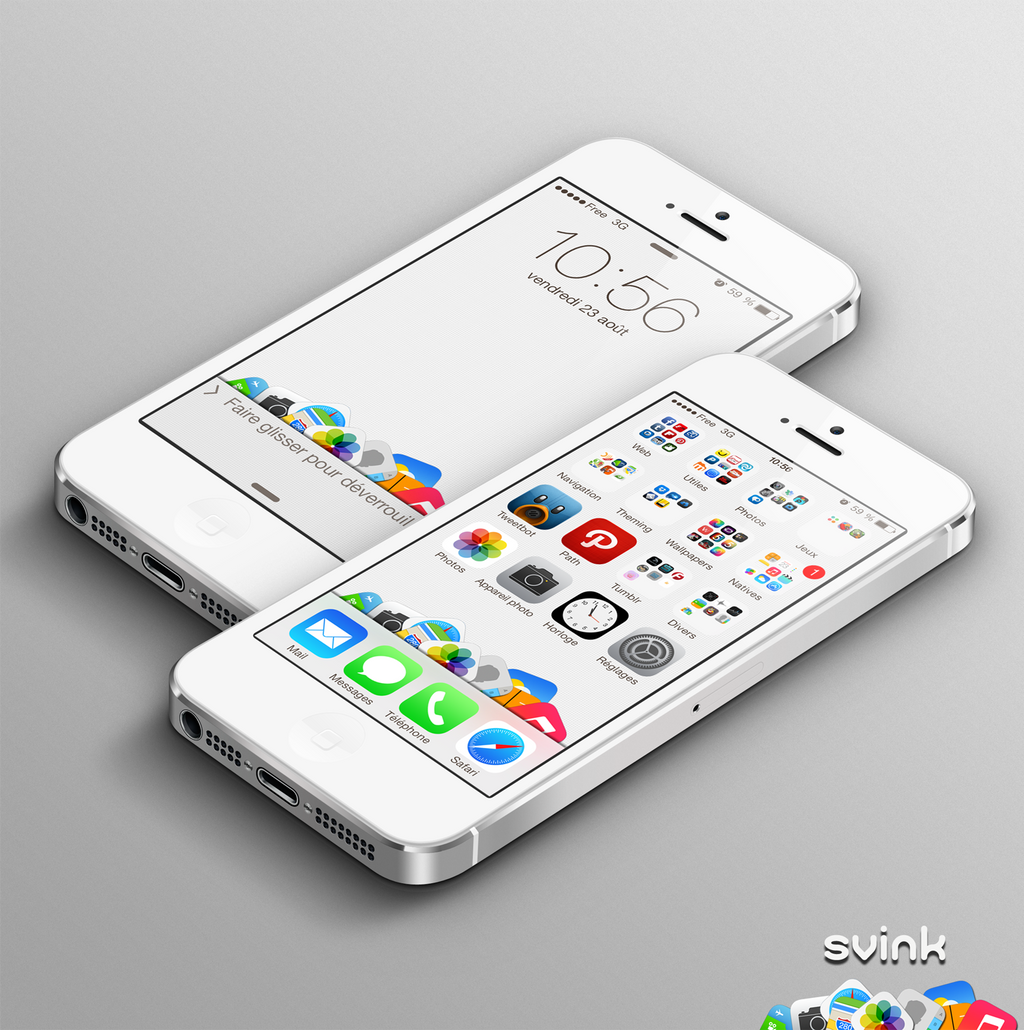 Wallpapers LS+SB iCons7 White