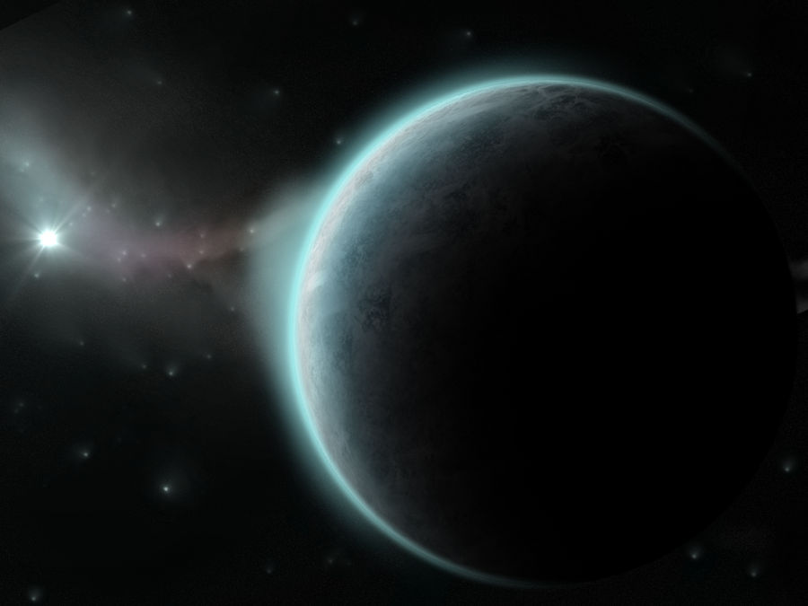 Shining planet by Sciocont