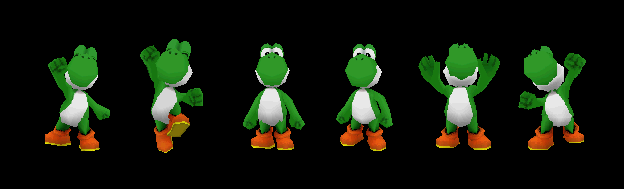 alternate yoshi poses