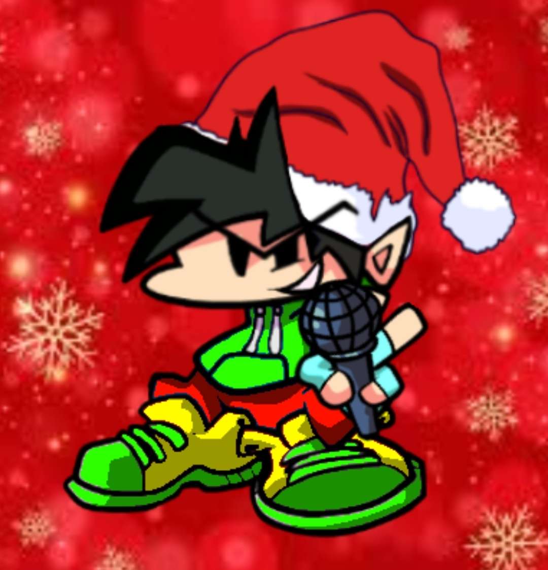 My oc in a Christmas outfit by Aaronxmlboi on DeviantArt